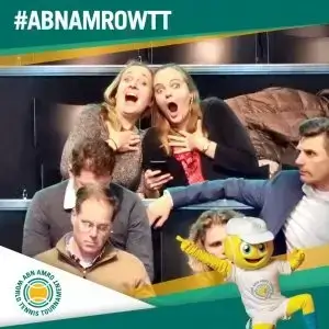 In-stadium fan activation or sponsorship example