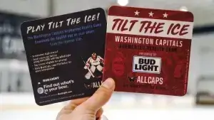 In-stadium fan activation or sponsorship example