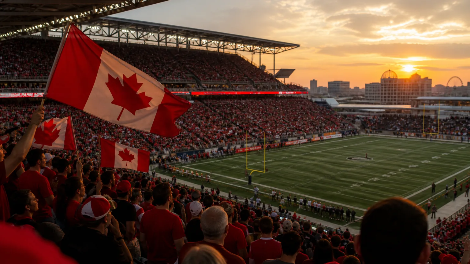 Canadian sports fans in a packed arena — the future of sponsorship and fan engagement in Canada