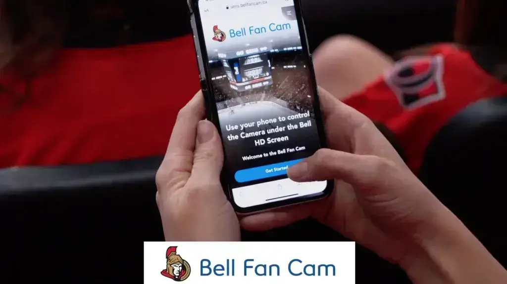 Ottawa Senators Bell Fan Cam and AMPLIFi sponsorship
