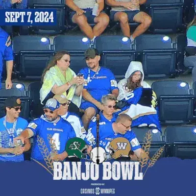 Winnipeg Blue Bombers fans at Princess Auto Stadium