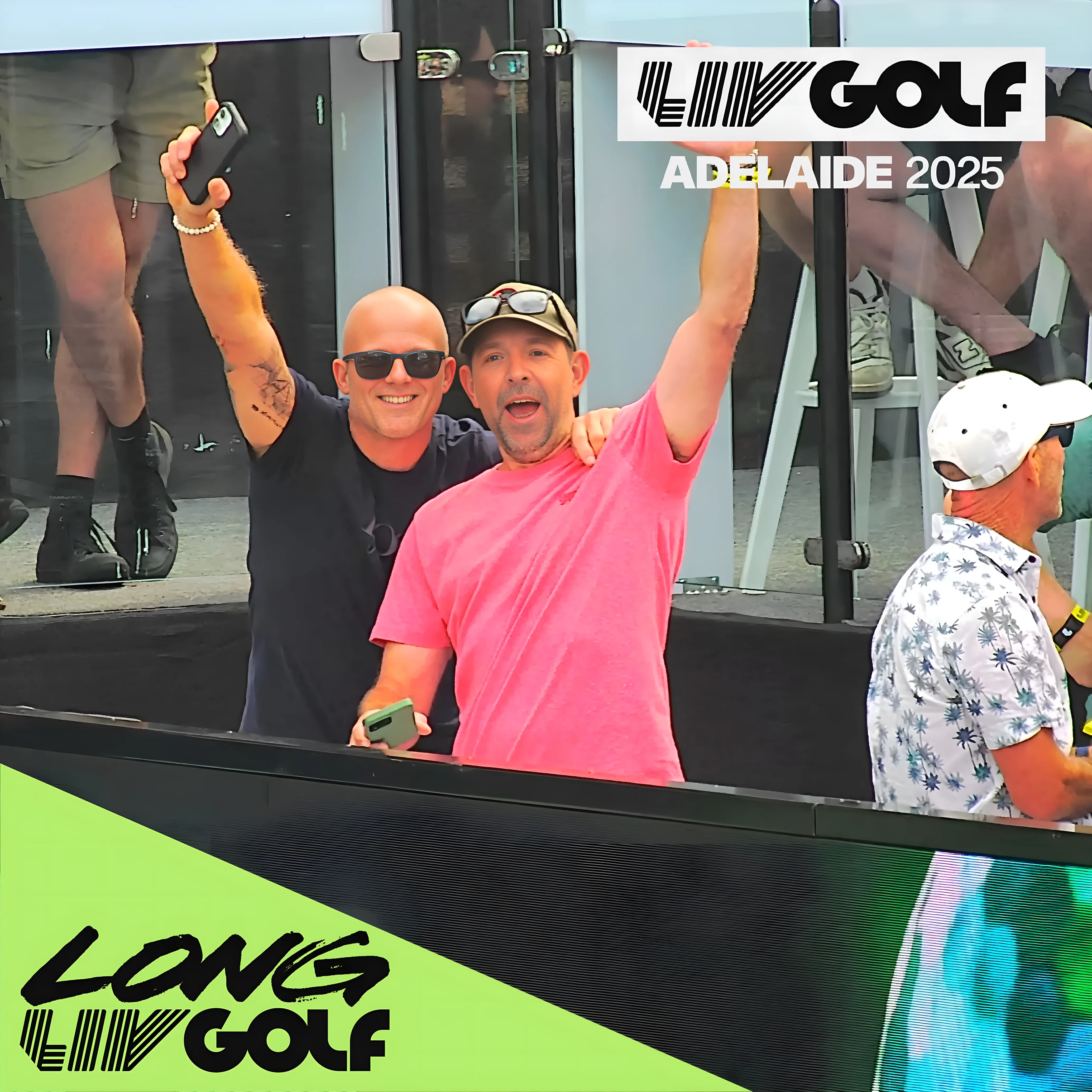 LIV Golf fans and Iron Heads Golf Club at Malbon