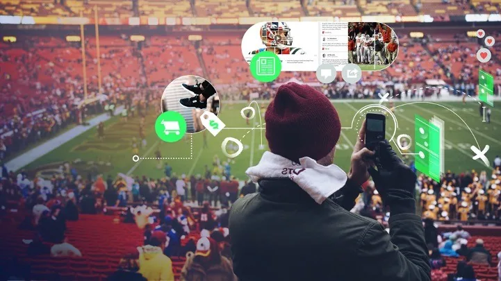 Crowd Count audience intelligence showing demographic insights across a live venue